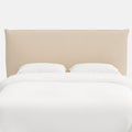 Sutton Velvet Headboard - Pearl, Queen