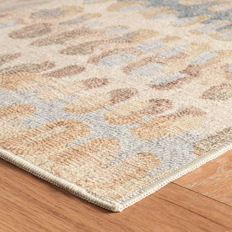 Paint Chip Washable Rug - Natural, '4 x '6