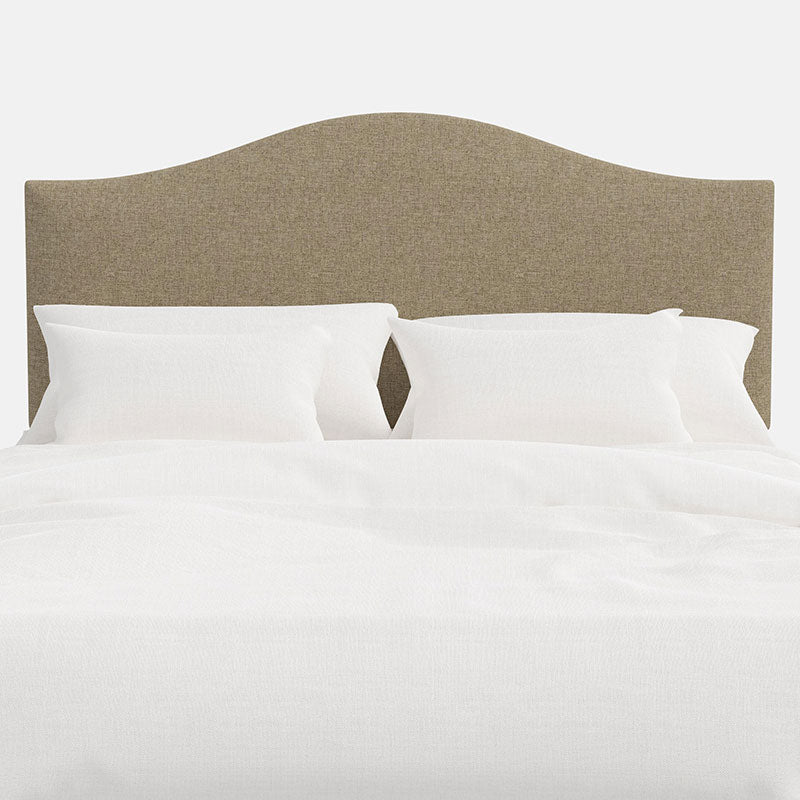 Saddle Textured Linen Headboard - Linen, Cal King