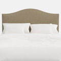 Saddle Textured Linen Headboard - Linen, Queen