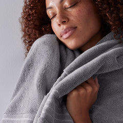 Mirage Aegean Cotton Bath Towel - Slate Gray