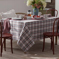 Classic Plaids Yarn-Dyed Tablecloth - Red Multi, 70 in. x 90 in.
