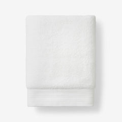 Plush Spa Solid Bath Towel - White