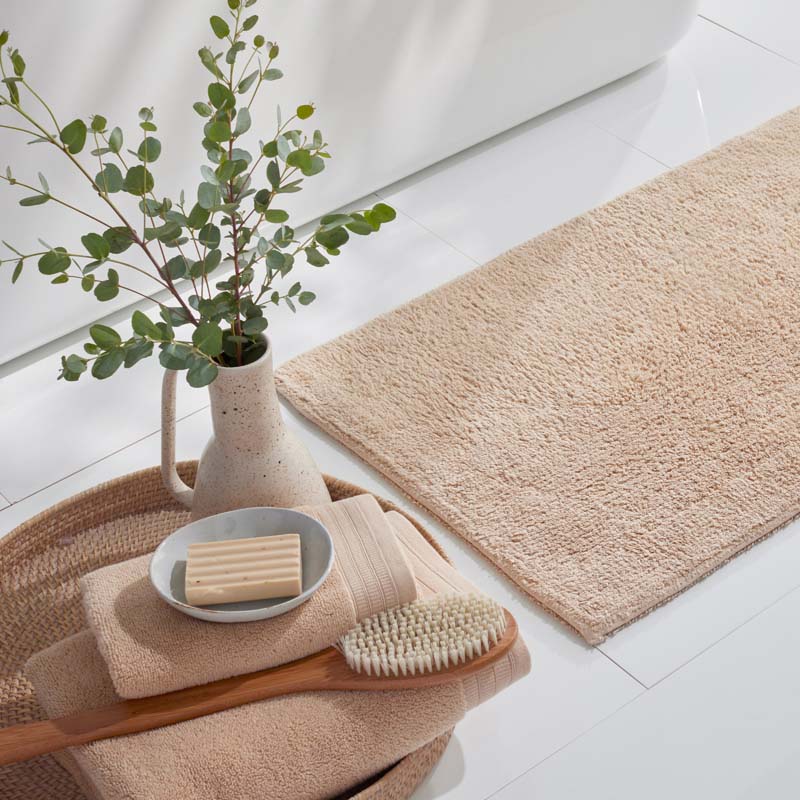 Plush Spa Solid 6-Piece Bath Set - Antique Beige