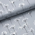Dandelion Removable Wallpaper - Silver, Roll