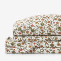 Garden Florals Premium Smooth Wrinkle-Free Sateen Bed Sheet Set - Cream Multi, Queen