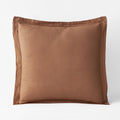 Premium Breathable Relaxed Linen Sham - Clay, Euro