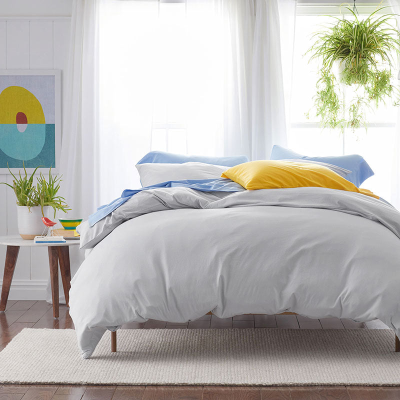 T-Shirt Soft Jersey Knit Bed Sheet Set - Lavender, Full