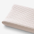 Ditsy Gingham Classic Cool Organic Cotton Percale Quilted Changing Pad Cover - Pink