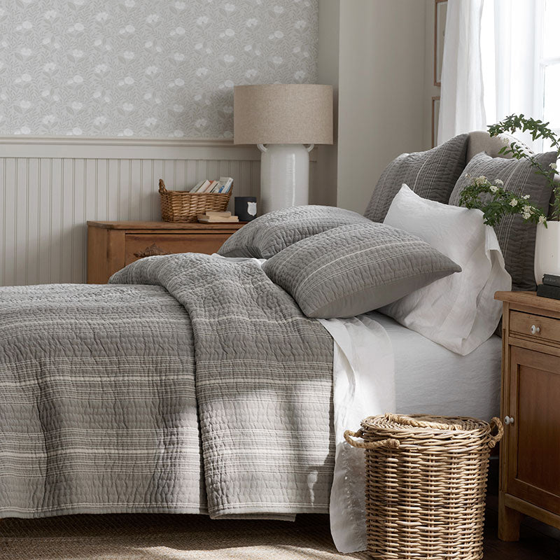Stripe Quilt - Mirror Stripe, King/Cal King