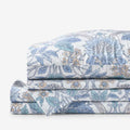 Garden Song Premium Smooth Sateen Bed Sheet Set - Mint Green, Full