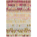 Paint Chip Hand Hooked Wool Rug - Pastel Pink, 3' x 5'