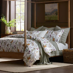 Stem Florals Premium Smooth Wrinkle-Free Sateen Sham - Ivory Multi, King