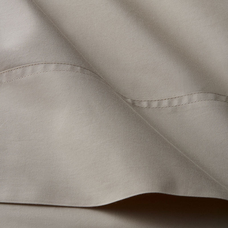 Premium Cool Supima® Cotton Percale Flat Bed Sheet - Navy, Twin/Twin XL