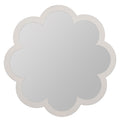 Caitlin Wilson Poppy Scalloped Mirror - White