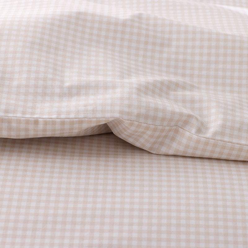 Ditsy Gingham Classic Cool Organic Cotton Percale Sham - Pink, Toddler