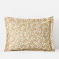 Joyful Floral Classic Smooth Sateen Sham - Gold, King