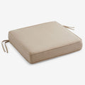 Replacement Boxed Edge Chair Cushion - Antique Beige, 21 in. x 19 in.