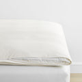 Classic Smooth Wrinkle-Free Sateen Mattress Topper Cover - Creme, Queen
