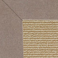 Sunbrella Narrow Stripe Bordered Indoor/Outdoor Rug - Taupe, Swatch