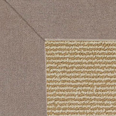 Sunbrella Narrow Stripe Bordered Indoor/Outdoor Rug - Taupe, Swatch