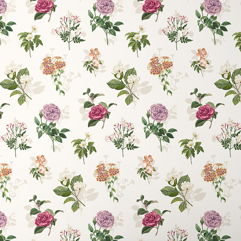 Cameilla Floral Removable Wallpaper - Ivory, Panel