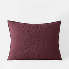 Voile Sham - Dusty Plum, King