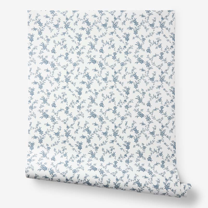 Tapestry Vine Removable Wallpaper - Blue Multi, Roll