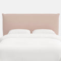 Sutton Velvet Headboard - Blush, Queen