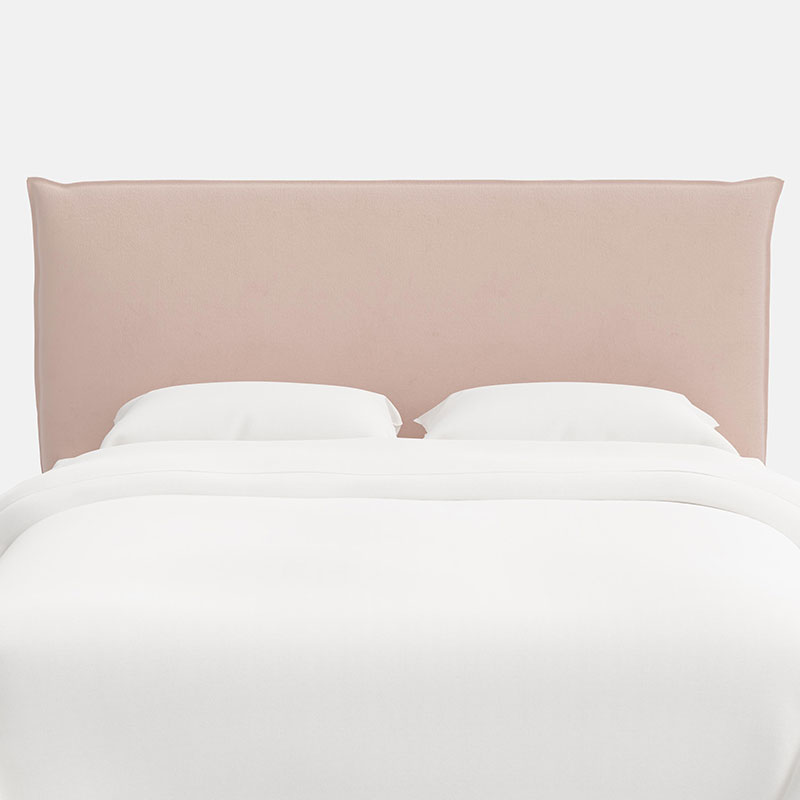 Sutton Velvet Headboard - Blush, Full