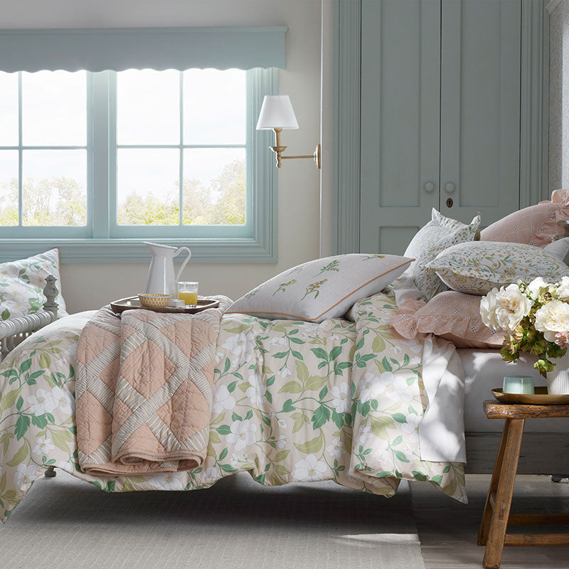 Bahati Quilted Sham - Coral Multi, Standard