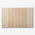 Plush Spa Stripe Bath Rug - Dark Antique Beige, 24 in. x 40 in.
