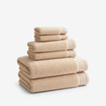 Plush Spa Solid 6-Piece Bath Set - Antique Beige