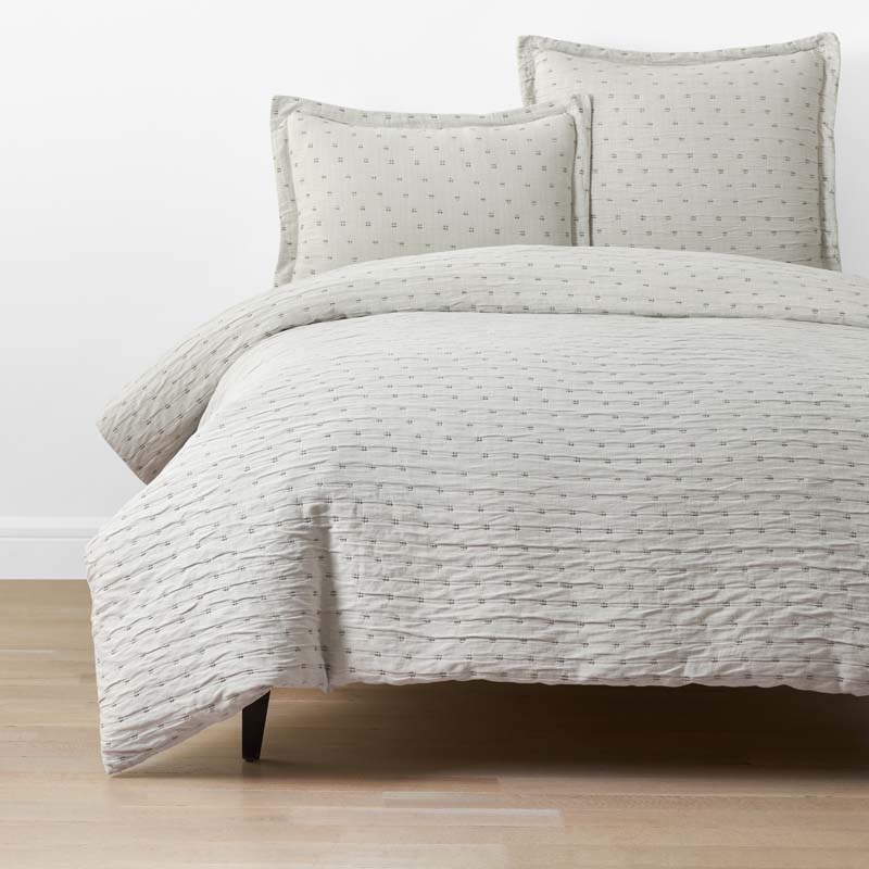 Leonie Duvet Cover - Green, Full/Queen