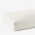 Luxe Smooth Egyptian Cotton Sateen Fitted Bed Sheet - Cream, King