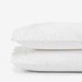 Eyelet Classic Cool Cotton Percale Solid Pillowcase Set - White, King