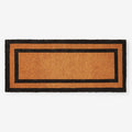 Border Coir Doormat - Black, 24 in. x 57 in.