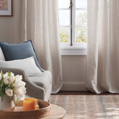 Linen Decorative Square Pillow Cover - White, 20 in. x 20 in.