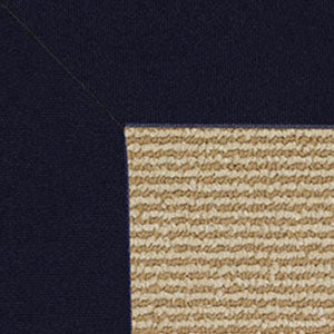 Sunbrella Narrow Stripe Bordered Indoor/Outdoor Rug - Navy, Swatch
