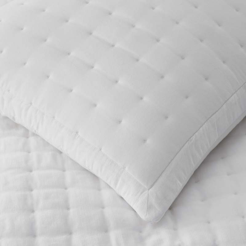 Tufted Stitch Velvet Quilted Sham