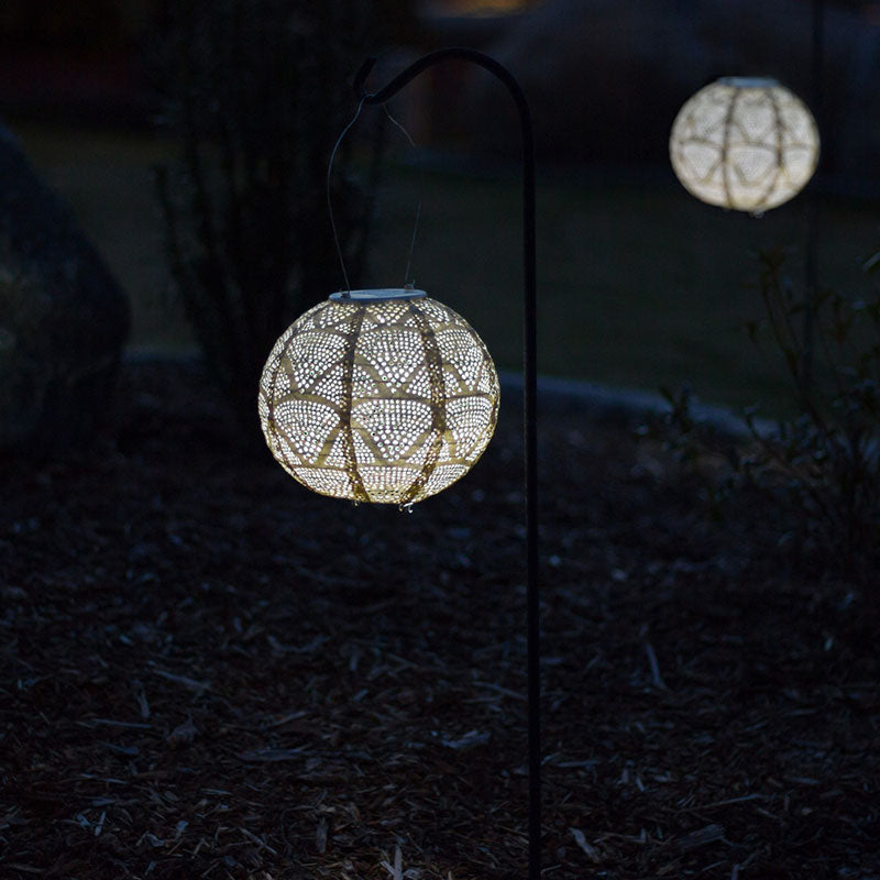 Soji™ Stella Globe Solar Outdoor Lantern, 8"