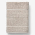Textured Stripe Bath Towel - Alabaster