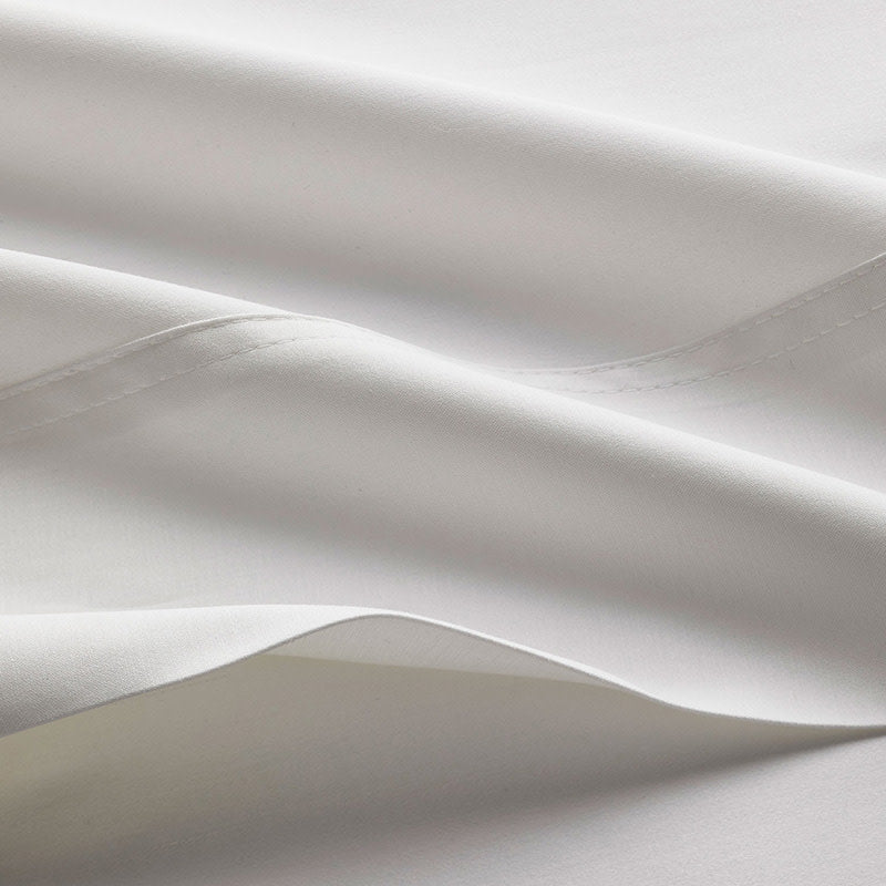 Classic Smooth Rayon Made From Bamboo Sateen Bed Sheet Set - Pebble Gray, Twin