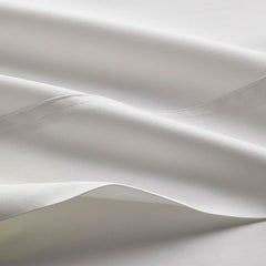 Classic Smooth Rayon Made From Bamboo Sateen Flat Bed Sheet - White, Full