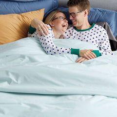 Classic Cool Cotton Percale Pillowcase Set - Sea Mist, Standard