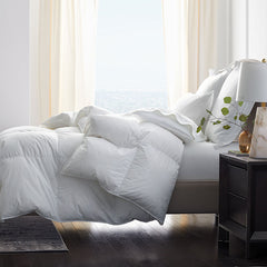 Luxurious Imperial German Batiste Down Comforter - White, Full/Queen