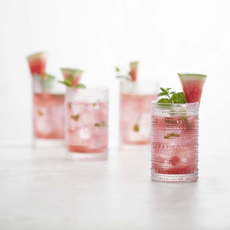 Orbetto Outdoor Drinkware, Set of 4 - Clear, Highball