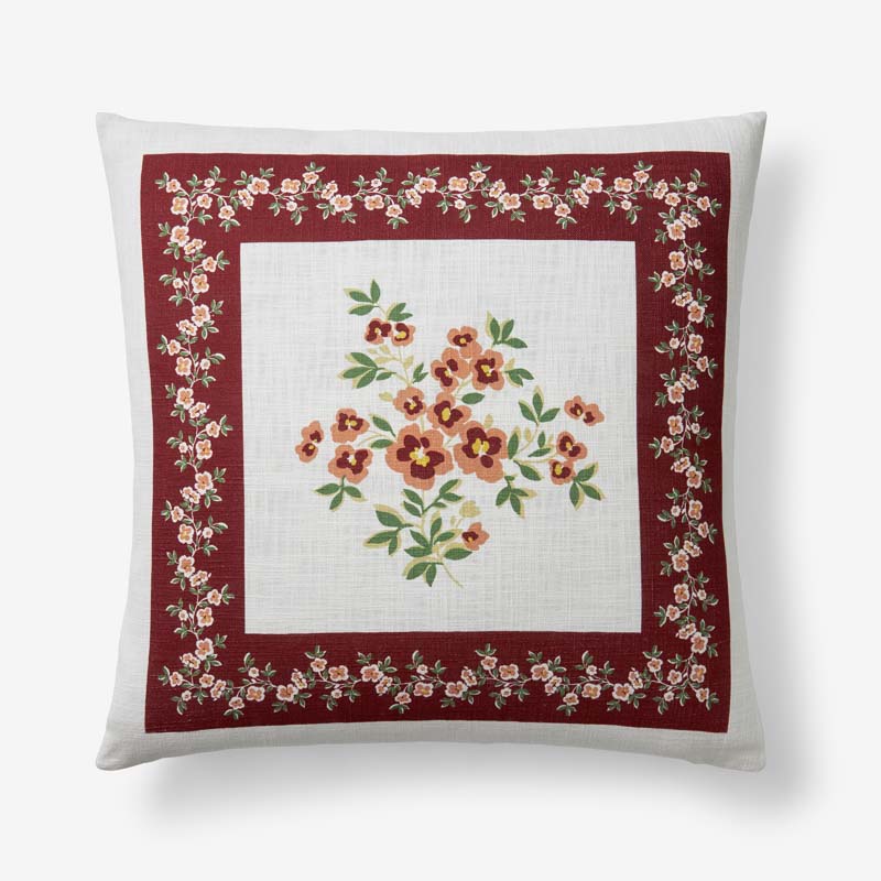 Suhana Decorative Square Pillow Cover - Brick, 20 in. x 20 in.