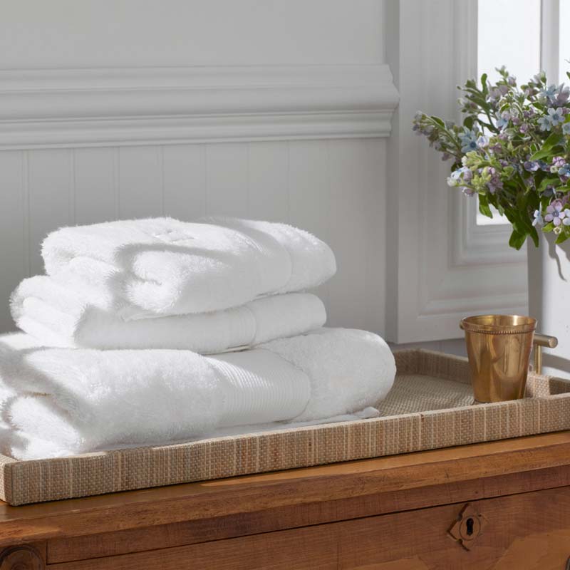 Regal Egyptian Cotton Bath Towel - White