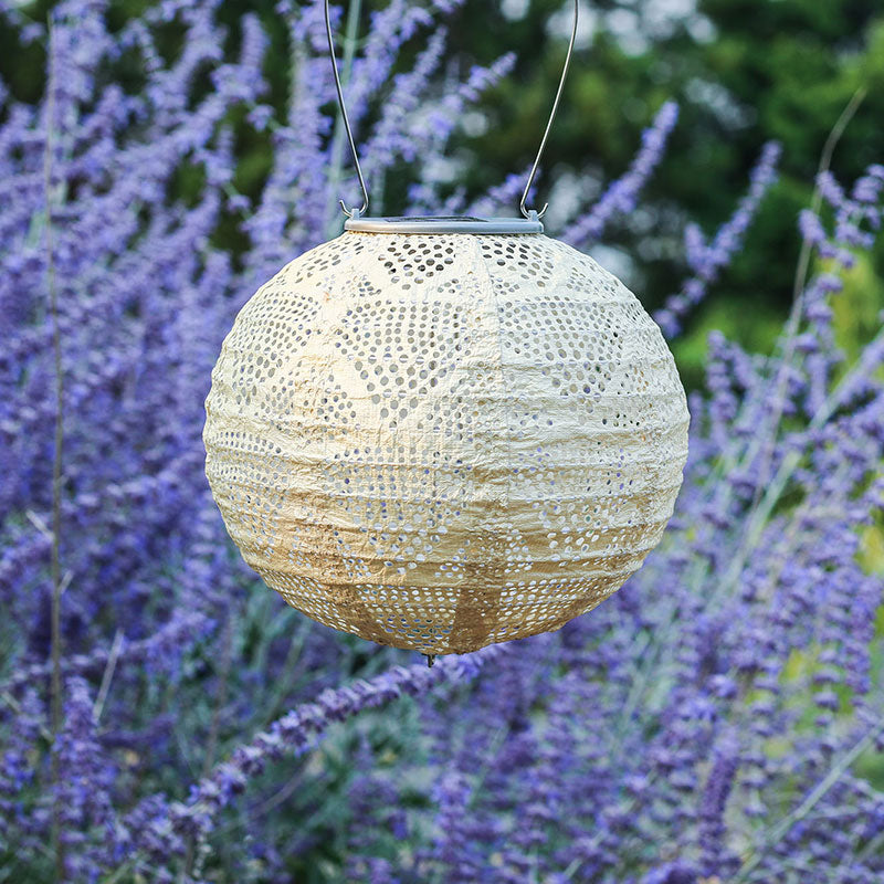 Soji™ Stella Globe Solar Outdoor Lantern, 8"